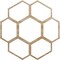 Ekena Millwork Florin Wood Fretwork Pierced Ceiling Medallion, Red Oak, 18"OD x 7 5/8"ID x 1/4"T CMWP18X18X0250FORO - alternate 1